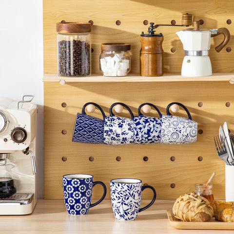 Vancasso Selene mug ceramic glaze offers durable everyday use.