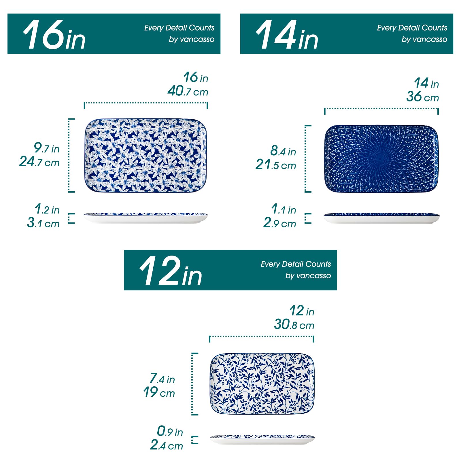 Vancasso Selene dishwasher-safe tray for easy cleanup after hosting