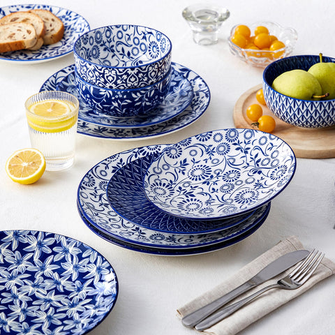 Vancasso Selene floral pattern detail enhances dining presentation