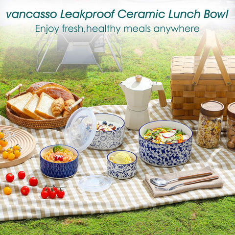 Vancasso Selene food storage bowls keep leftovers fresh and odors contained.