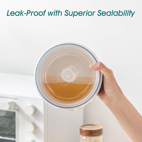 Vancasso SELENE food storage in fridge to minimize odor transfer.