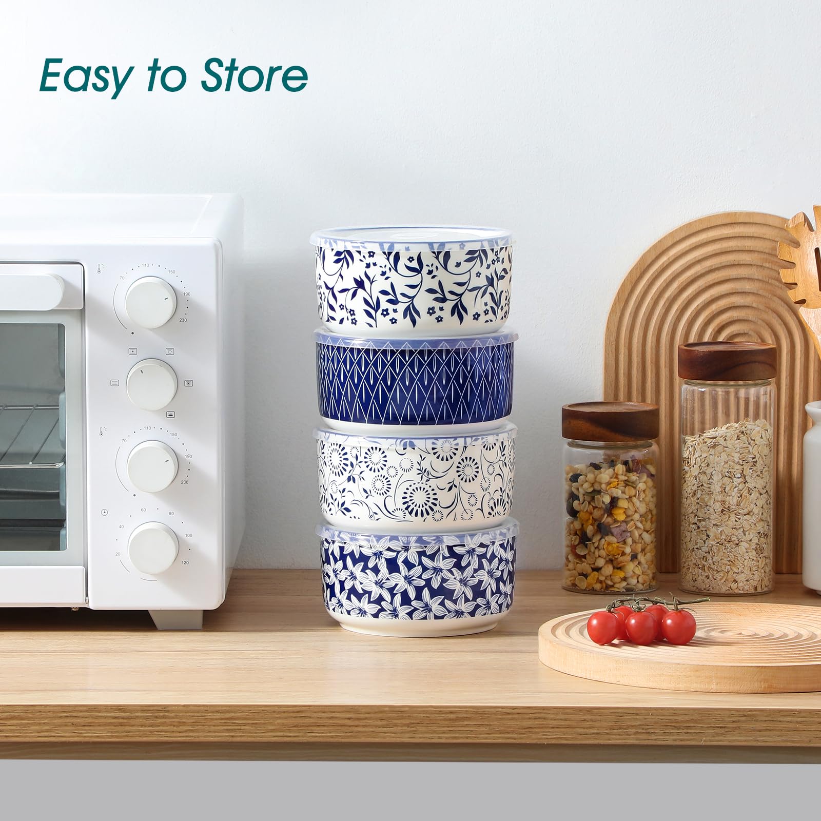 Vancasso SELENE lunch and picnic bowls for on-the-go meals.