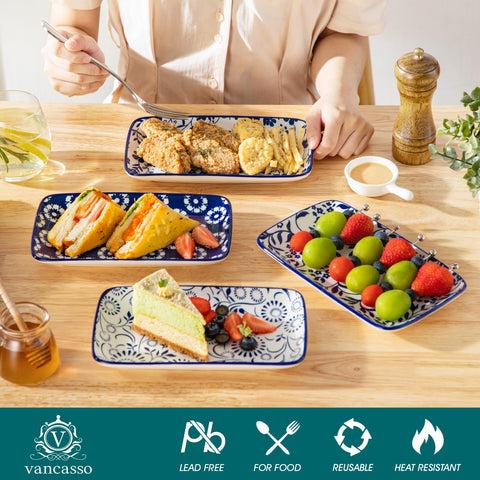 Vancasso Selene dishware features a scratch-resistant glaze for daily use