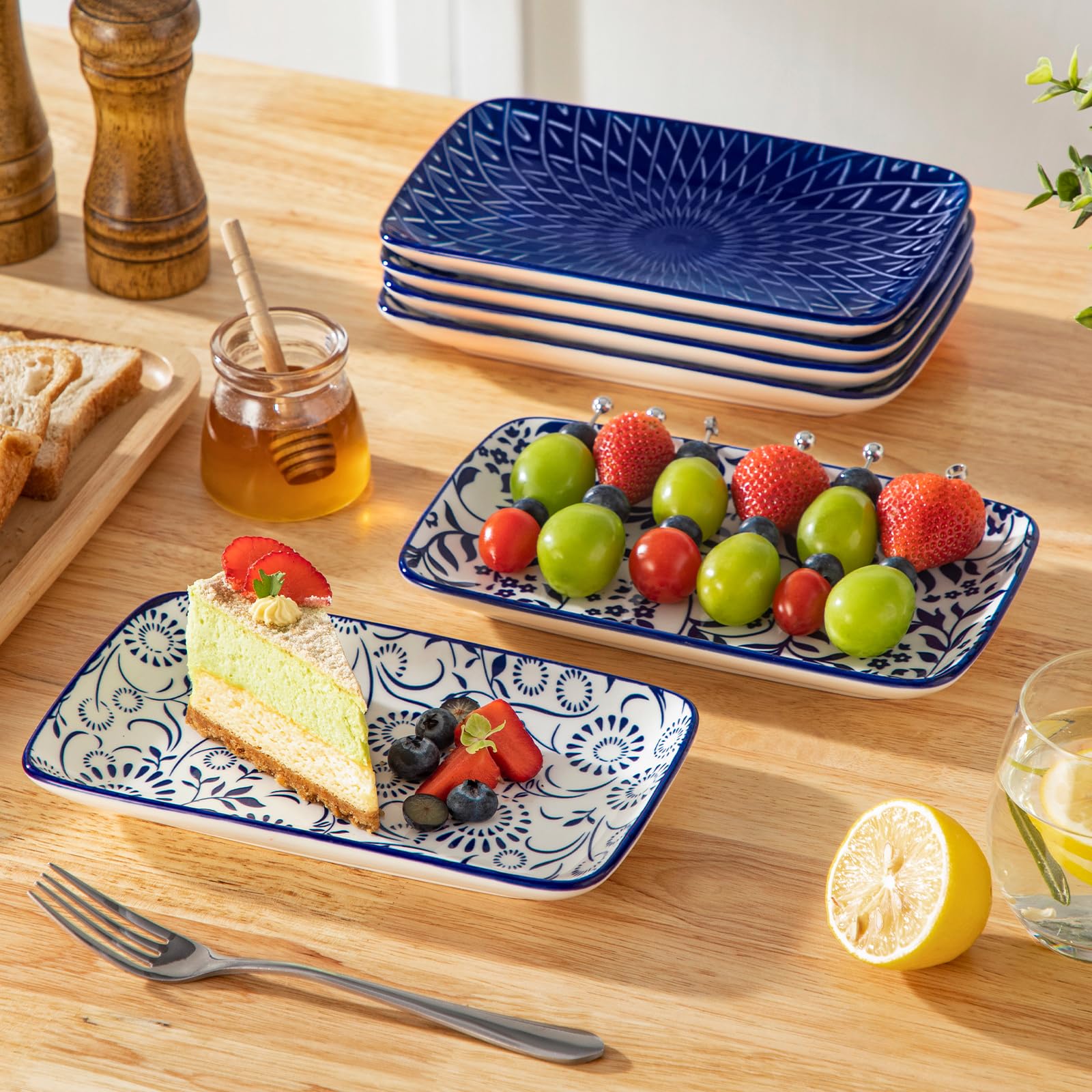 Vancasso Selene porcelain plates are dishwasher safe for quick cleanup