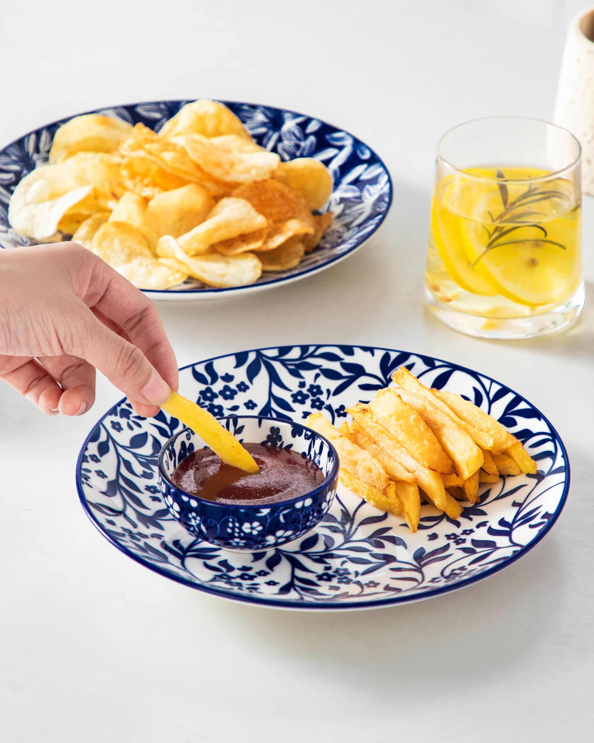 Vancasso Selene sushi dipping bowls for condiments
