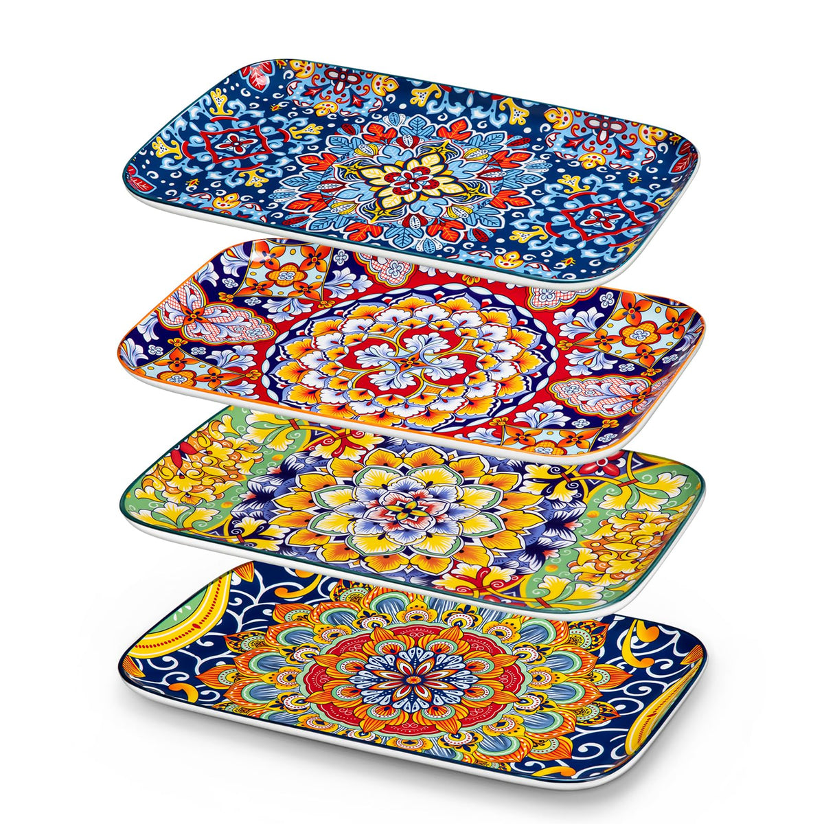 Vancasso serving platters 4pc set top view shows generous sizing for entertaining