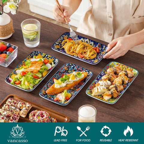Vancasso Simi 8.5-inch appetizer plate ideal for starters and desserts