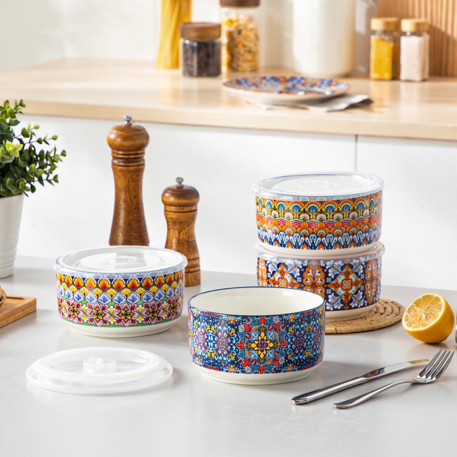 Vancasso SIMI bowls are dishwasher-safe for easy cleanup.