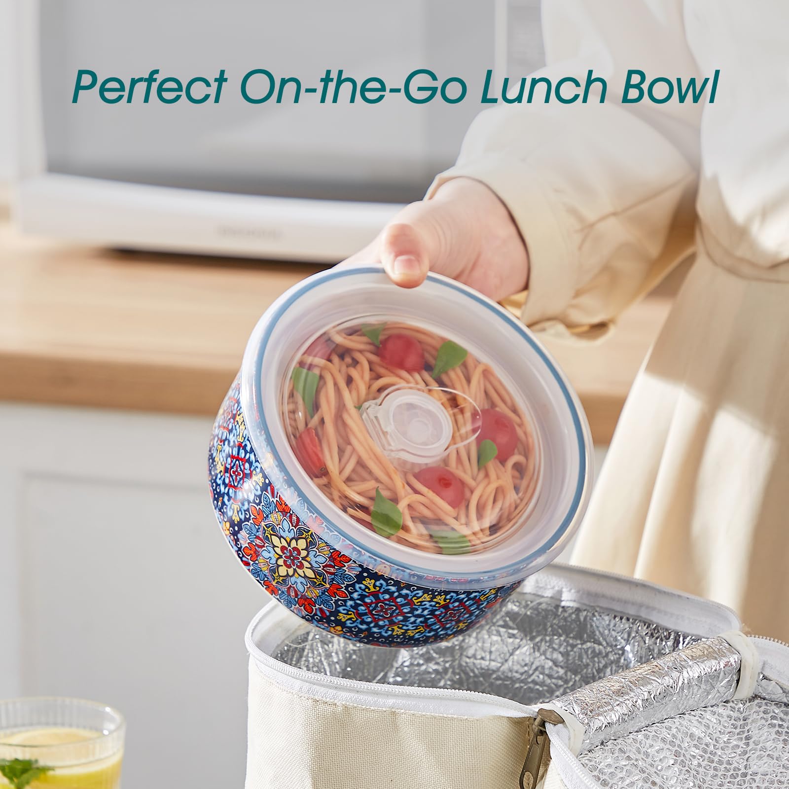 Vancasso SIMI bowls ideal for leftovers and meal prep at home or office.