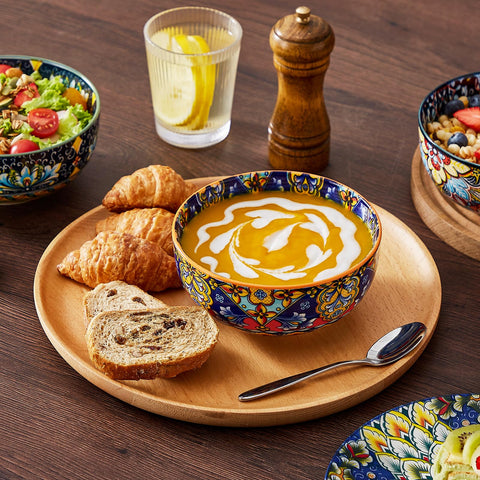 Vancasso SIMI dinnerware is dishwasher-safe for easy cleanup.