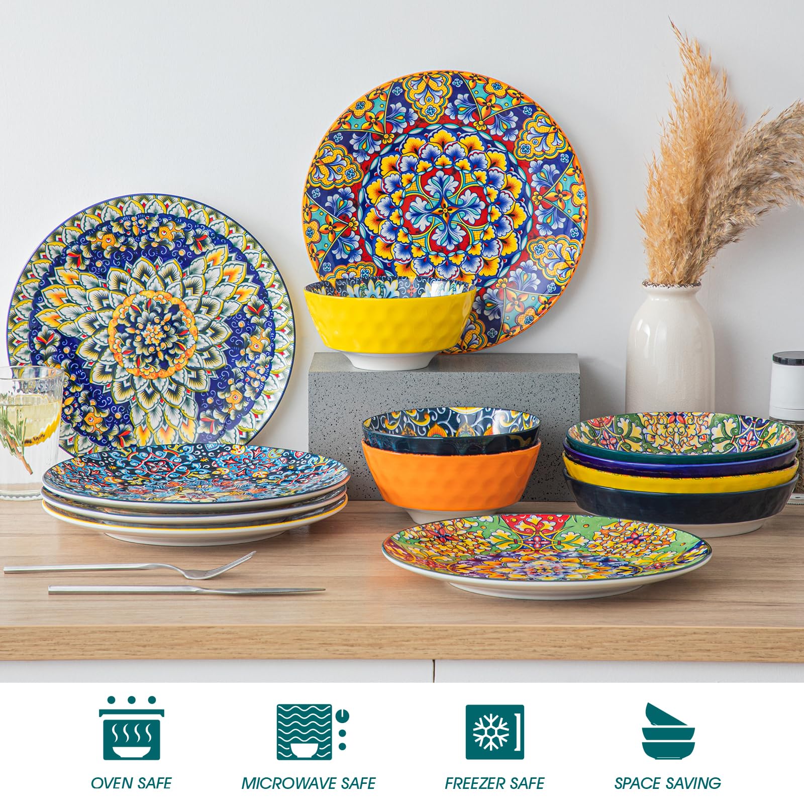 Vancasso SIMI plates oven-safe design for warm meals