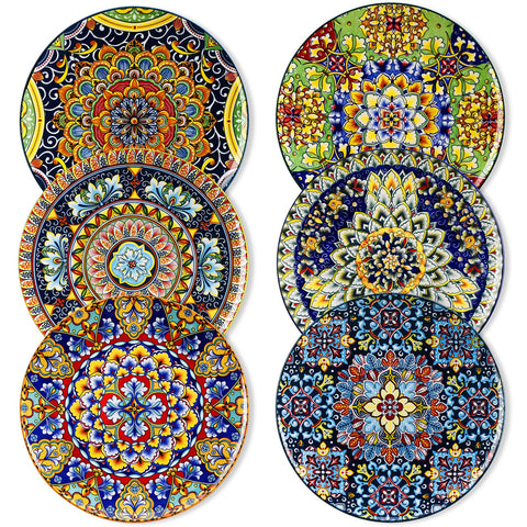 Vancasso SIMI plates with vibrant bohemian design for lively meals