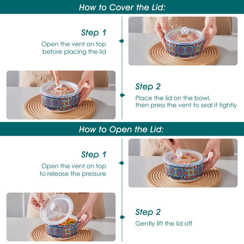 Durable porcelain surface on Vancasso SIMI bowls resists stains and buildup.