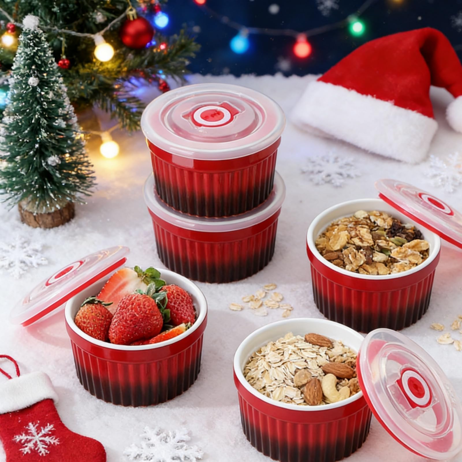 Vancasso six-pack ramekins offer versatile serving options.