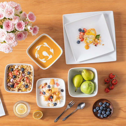 Vancasso Soho microwave and dishwasher safe pieces for easy weeknight meals