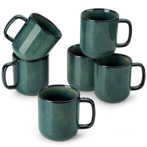 Vancasso STARRY 16oz green glaze mug set for daily coffee