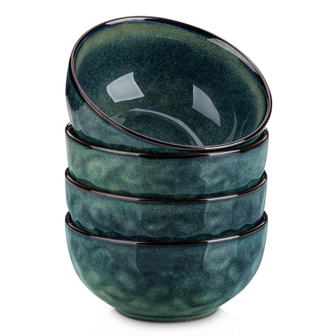 Vancasso Starry 24oz bowls display front view with celestial glaze for elegant dining