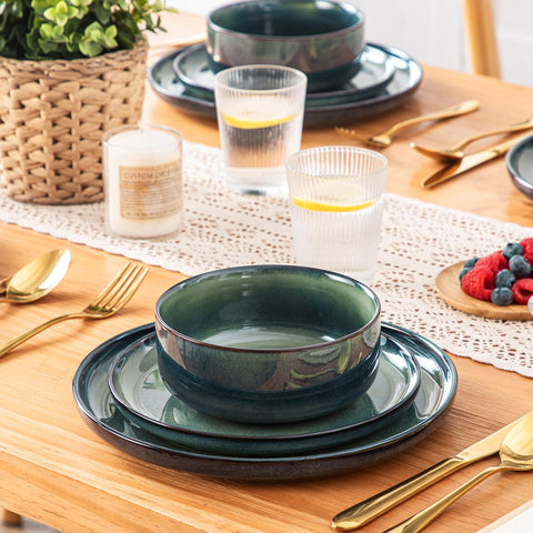 Vancasso Starry cereal bowls ready to serve cereals with warm ceramic finish.