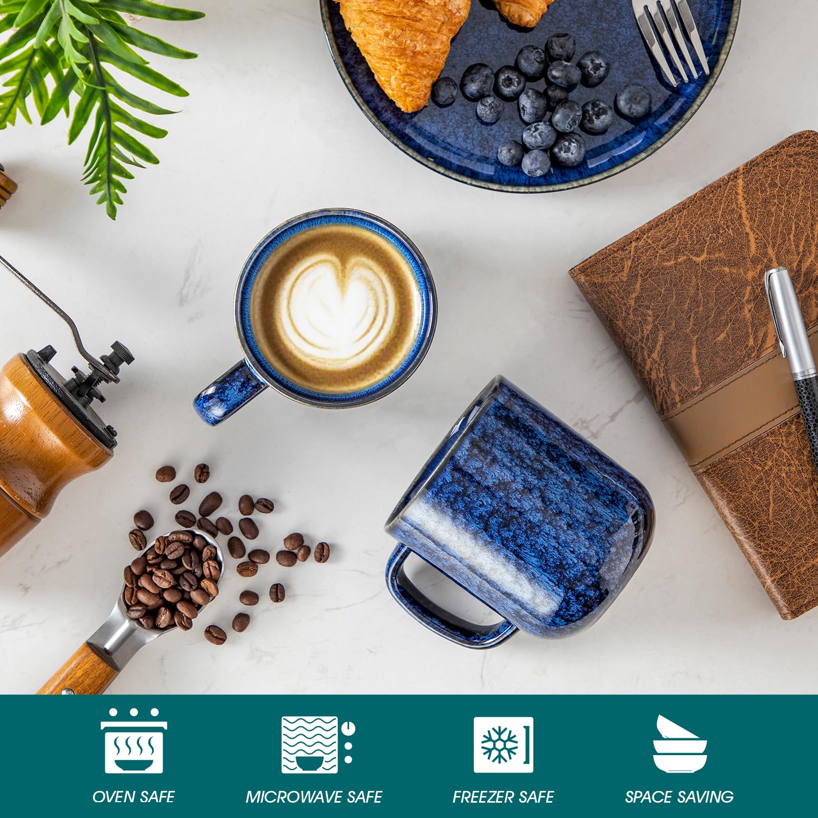 Vancasso STARRY dishwasher-safe glaze for easy cleaning.