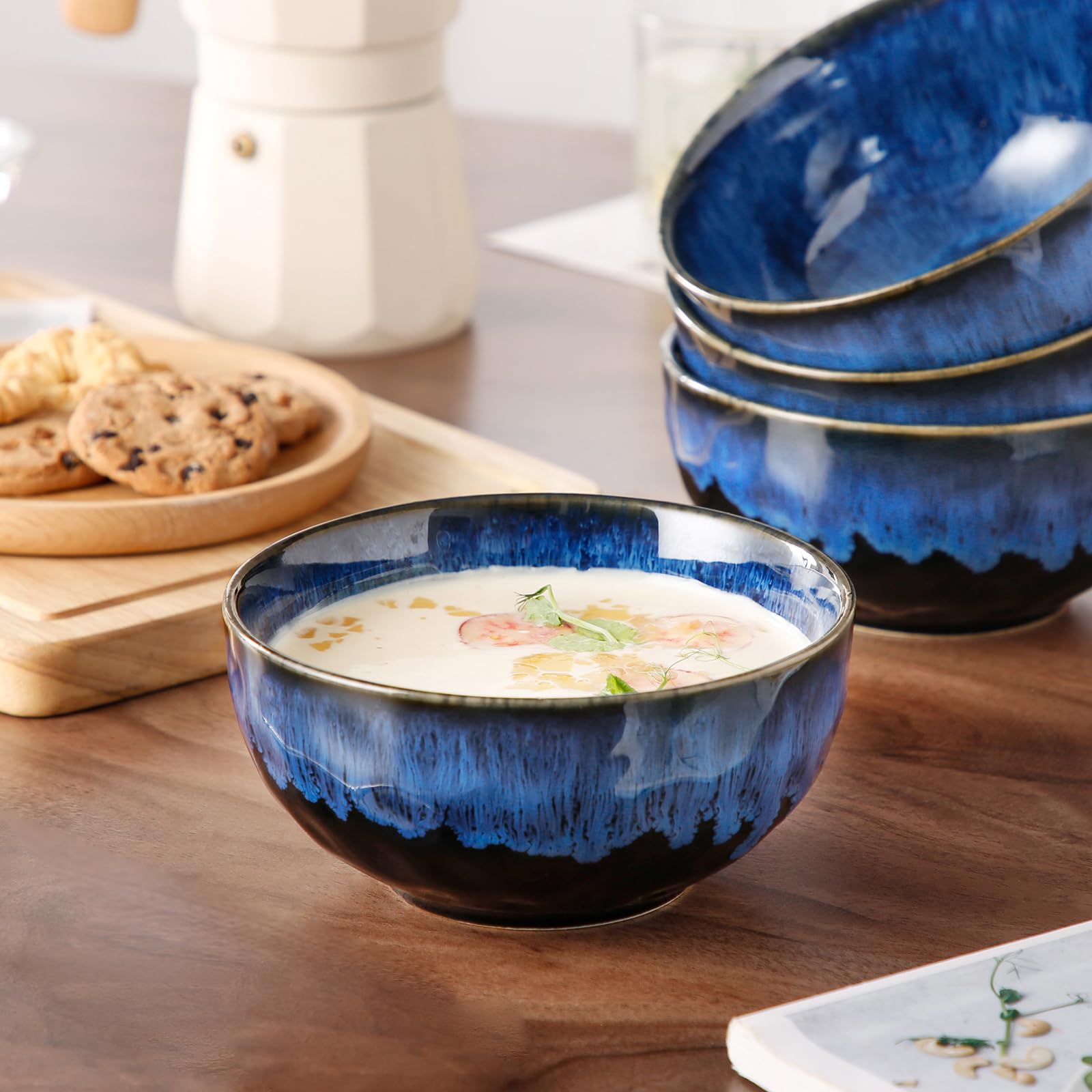 Vancasso Starry freezer and oven safe bowls enable versatile meal prep.