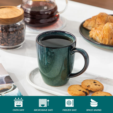 Vancasso Starry mug is microwave safe for quick reheating at home.