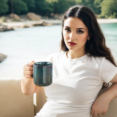 Vancasso Starry mug demonstrating dishwasher-safe practicality