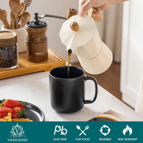 Vancasso dishwasher-safe glaze, easy cleaning for daily use.