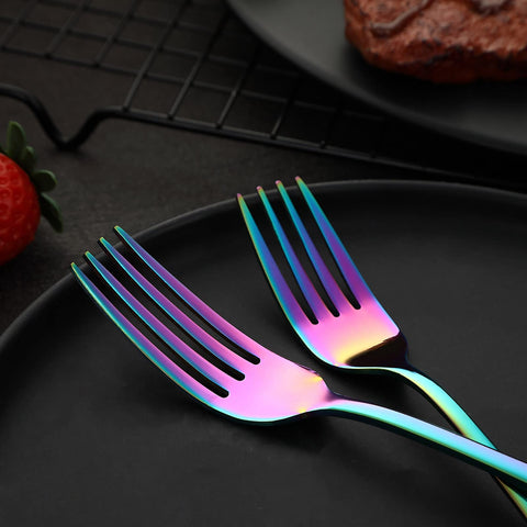 VANDBAO mirror polished silverware gleams on table, elevating any setting