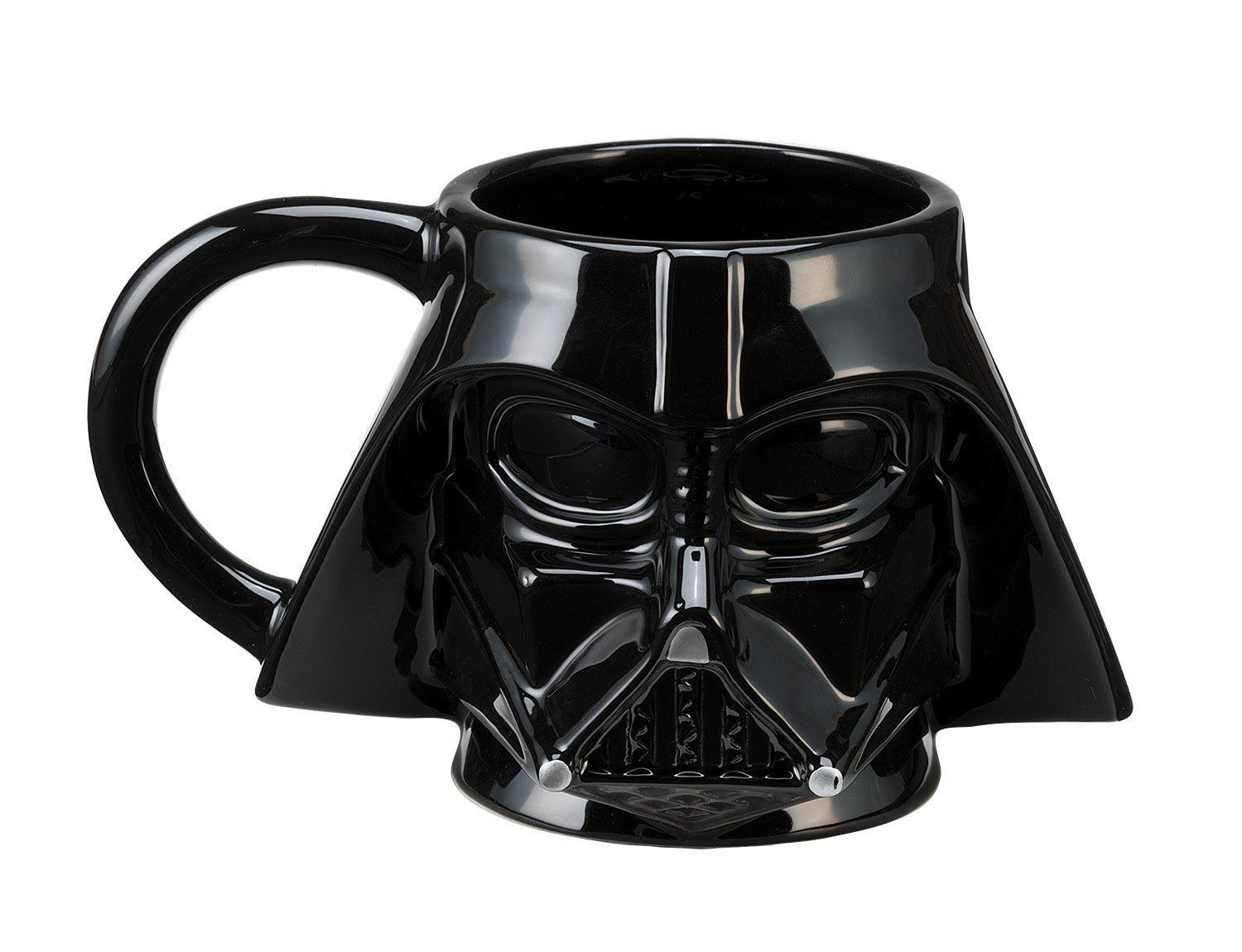 Vandor Darth Vader sculpted ceramic mug, 18 oz, ideal for bold coffee moments.