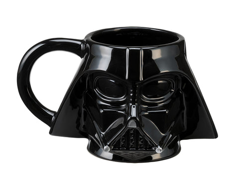 Vandor Darth Vader sculpted ceramic mug, 18 oz, ideal for bold coffee moments.