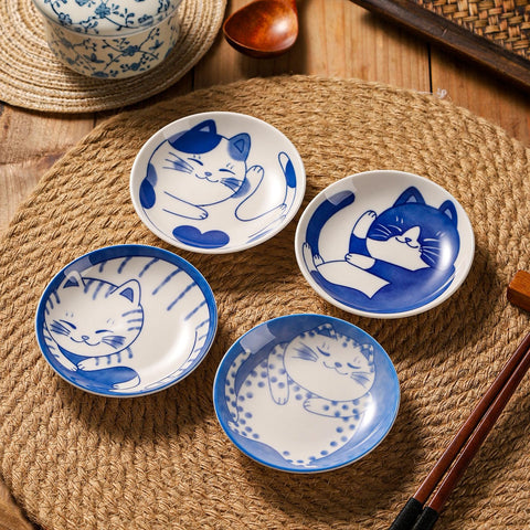 VanEnjoy dessert plates ceramic set of 4 designed for portion-friendly servings.