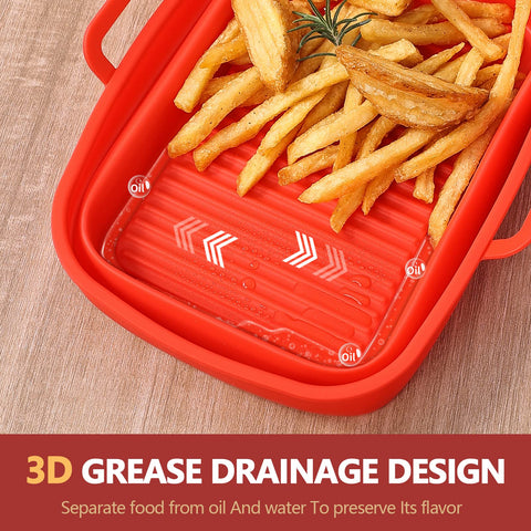 Close-up of grease drain feature on the Vangerute liner improving airflow.