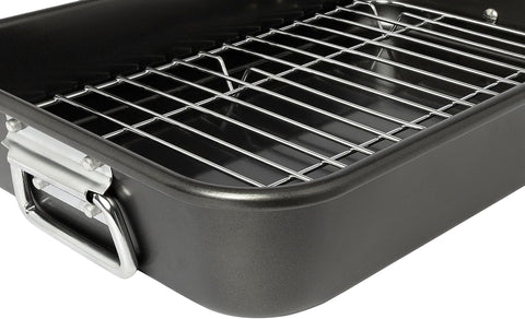 VANKUTL roasting pan interior nonstick for easy food release and cleanup.
