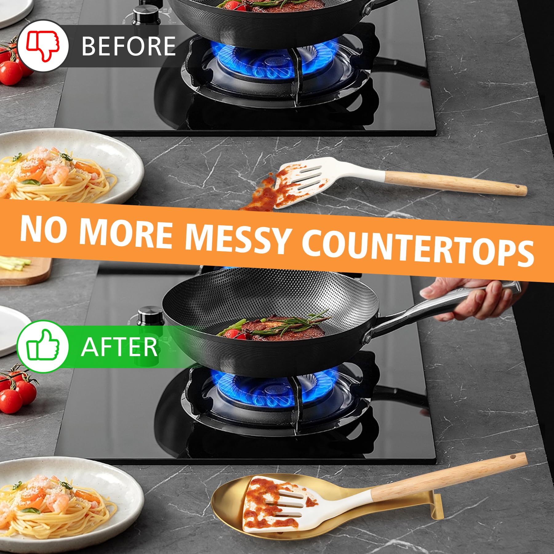 VanlonPro spoon rest showing dishwasher-safe design for easy cleanup