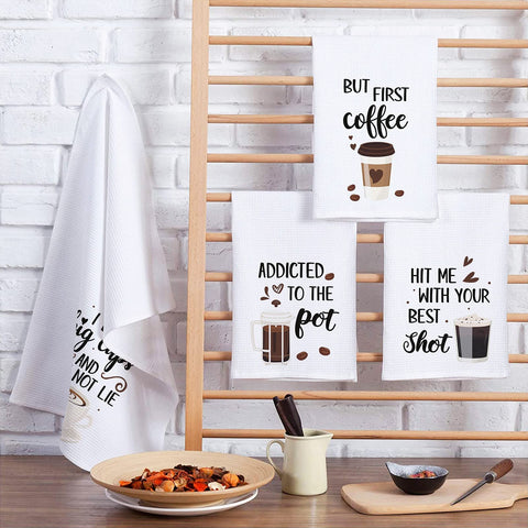 Vansolinne gift-ready coffee towels suit weddings, housewarmings, and holidays.