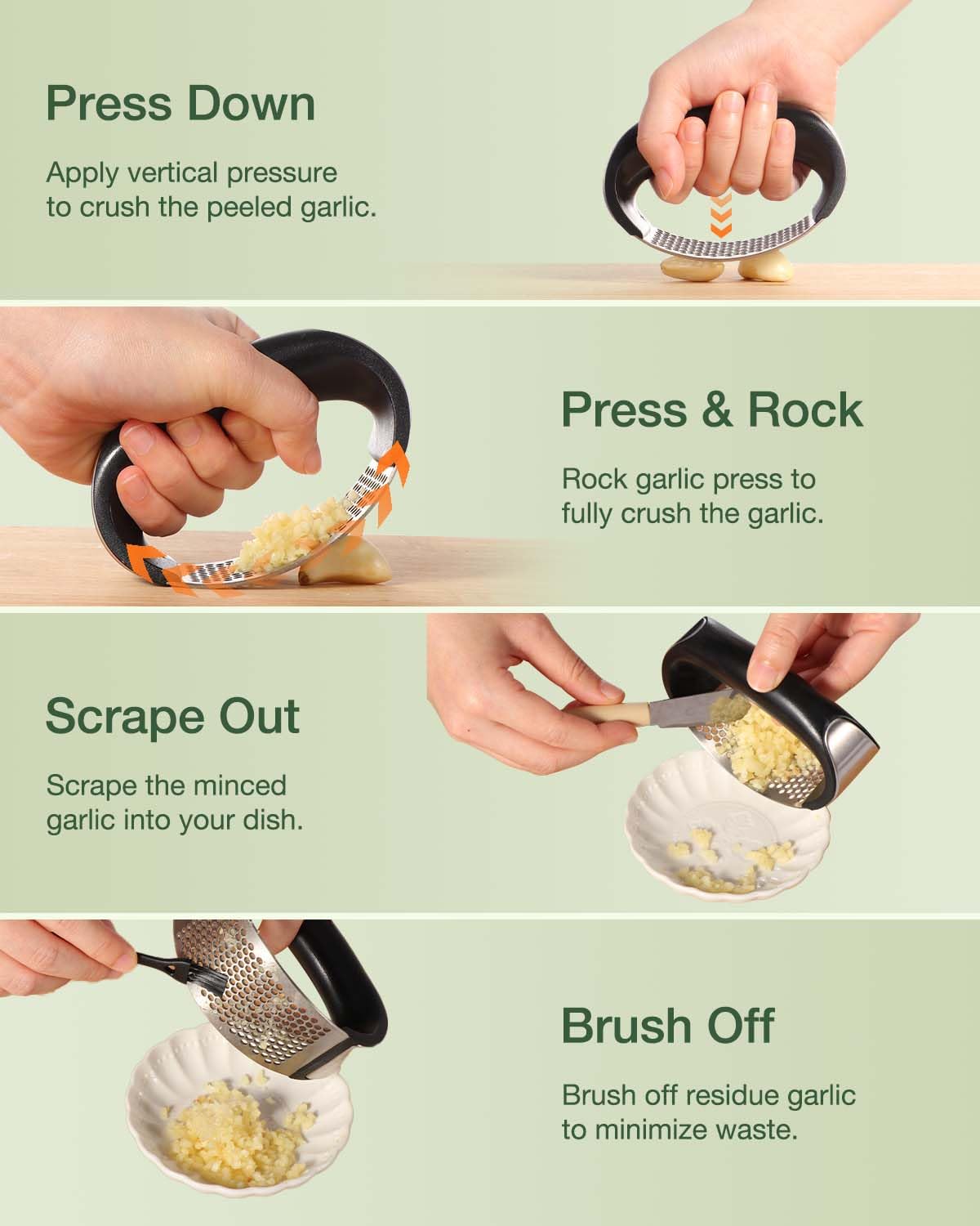 Vantic silicone soft grip handle during use for comfort