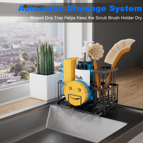 Vanwood sink caddy demonstrates flexible design for versatile placement.