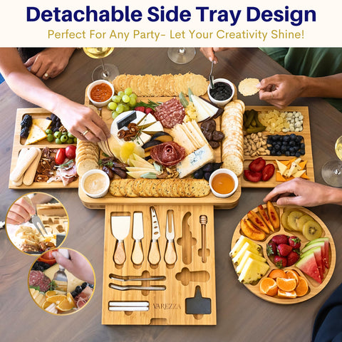 VAREZZA accessories set included for easy serving and presentation.