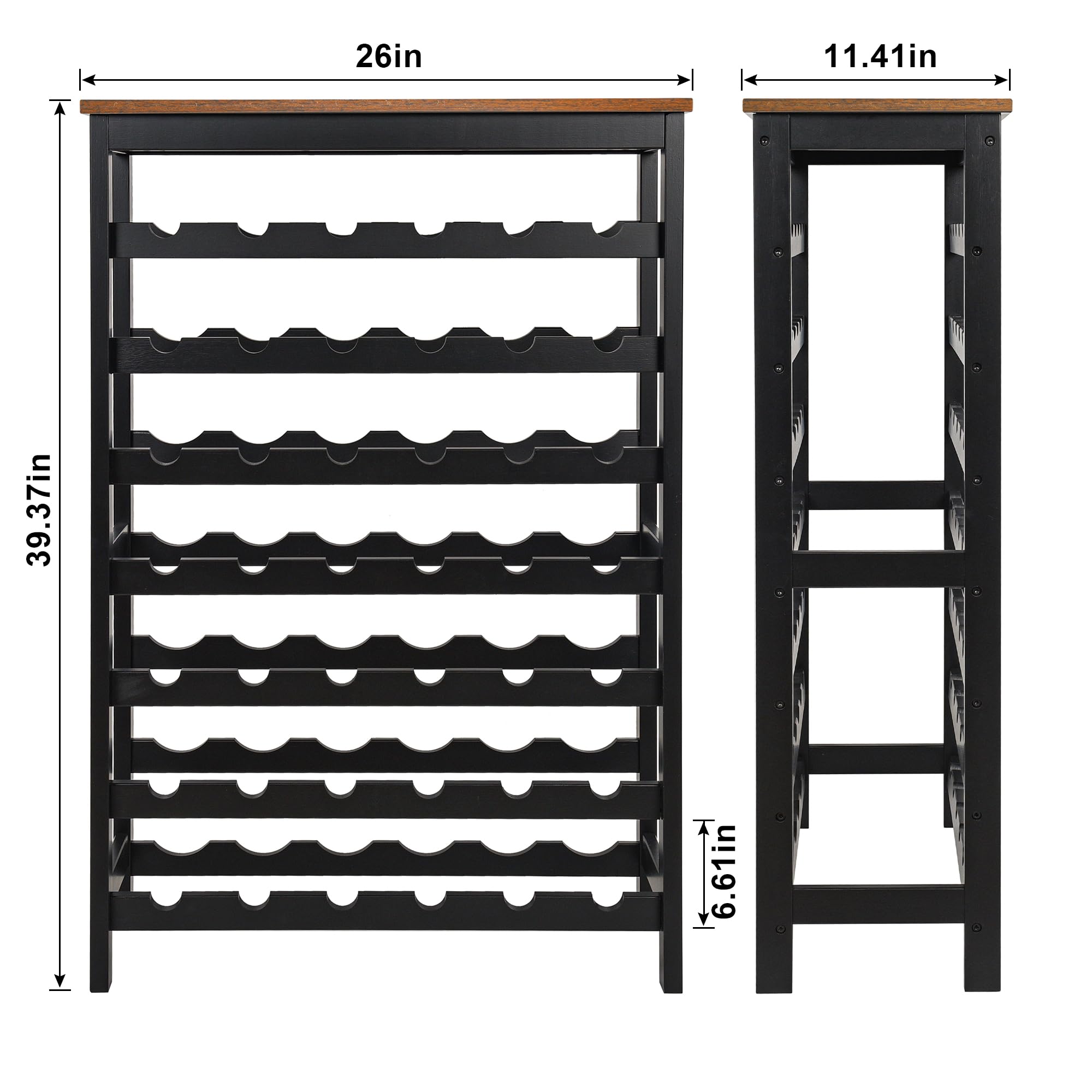 VASMIA table-top display image showing convenient countertop access to bottles.