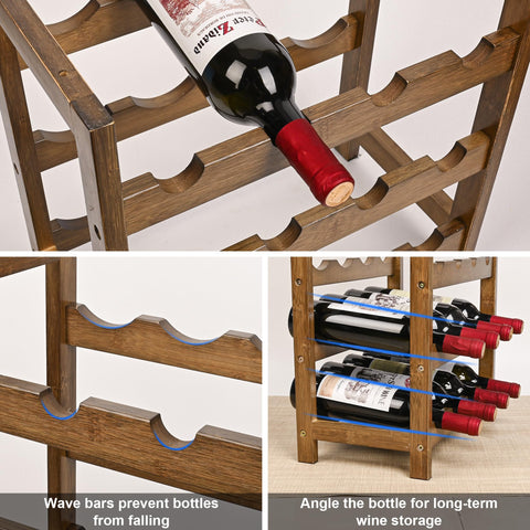 VASMIA kitchen-bar-dining display saves space while showcasing wine.