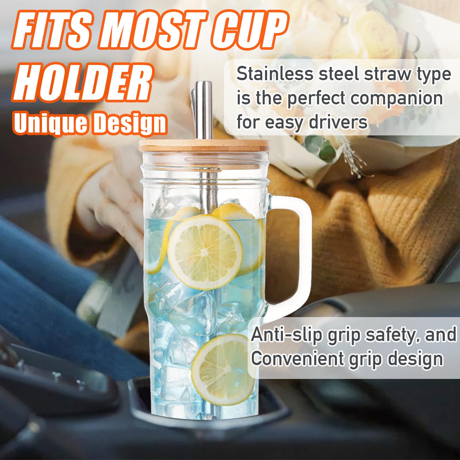 VasoArte wide stainless straws for milk tea and smoothies.
