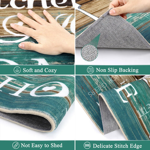 Vaukki Boho teal texture close-up highlights fade-resistant print