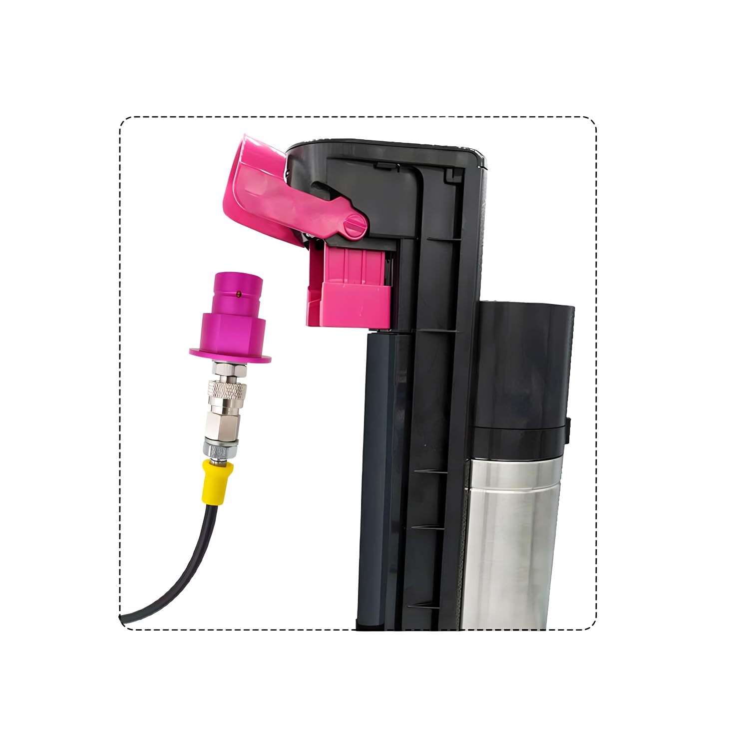 VaVoger 60-inch reach reduces clutter during setup.