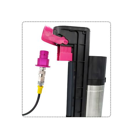 VaVoger 60-inch reach reduces clutter during setup.
