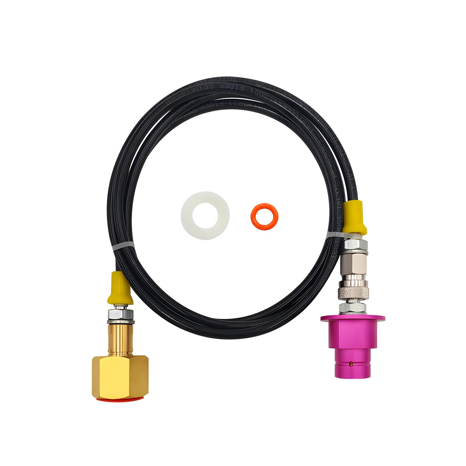 VaVoger Soda Terra adapter with long 60-inch hose for easy home carbonation.