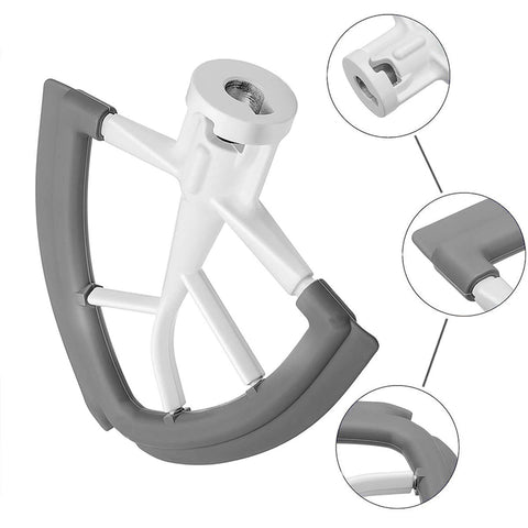 Compatible with 4.5-5 quart tilt-head bowls for KitchenAid
