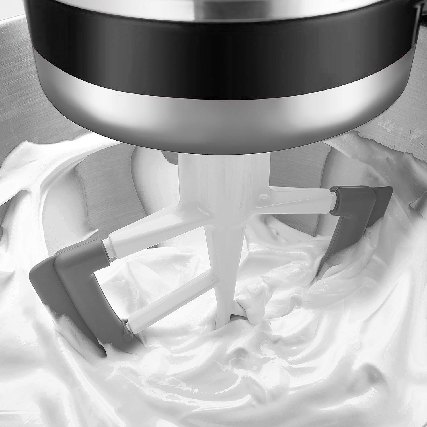 Non-stick finish and BPA-free silicone simplify cleanup