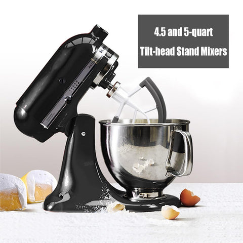 Handles light to medium batters and creamed frostings