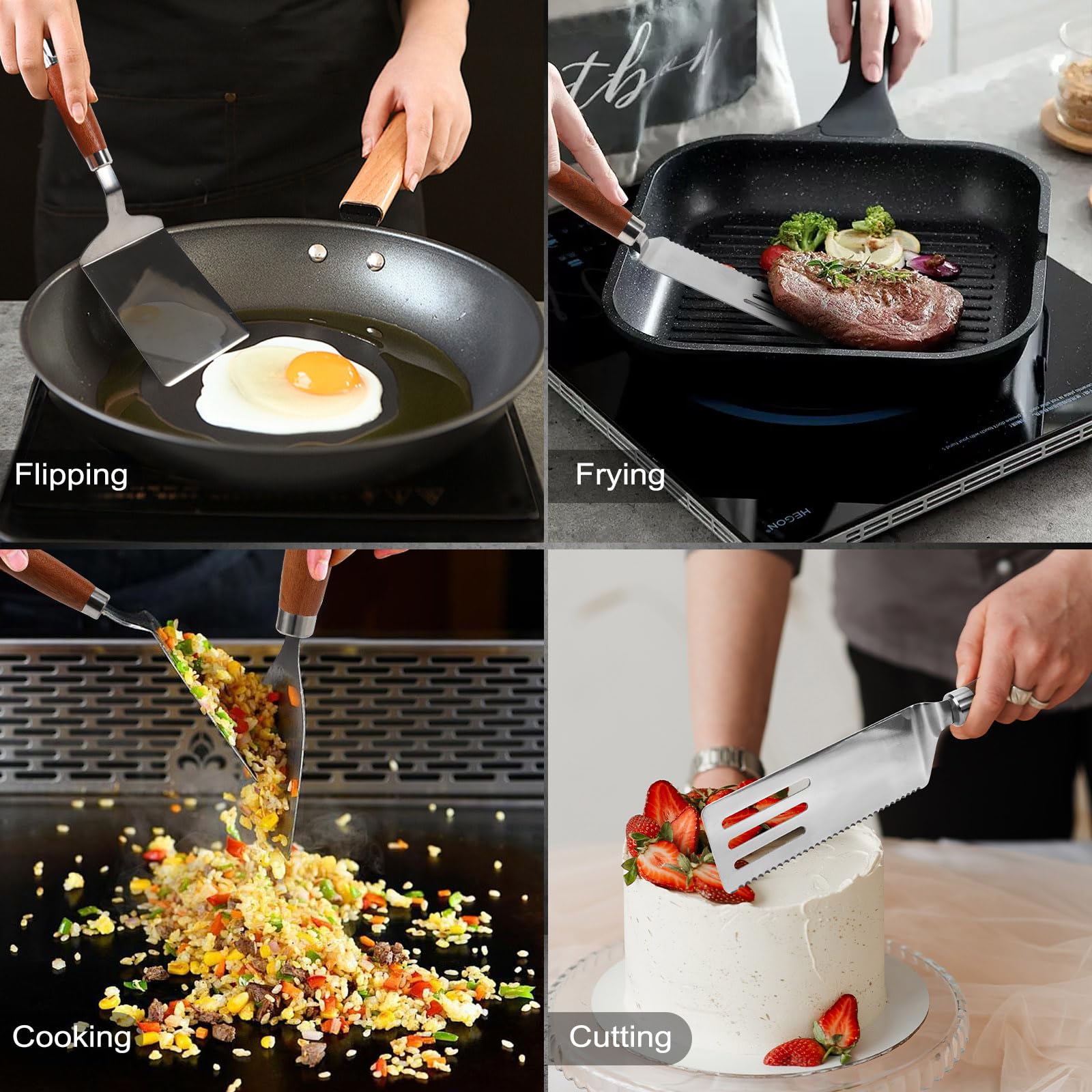 Vayvnt spatula storage with hanging hole helps keep the kitchen organized