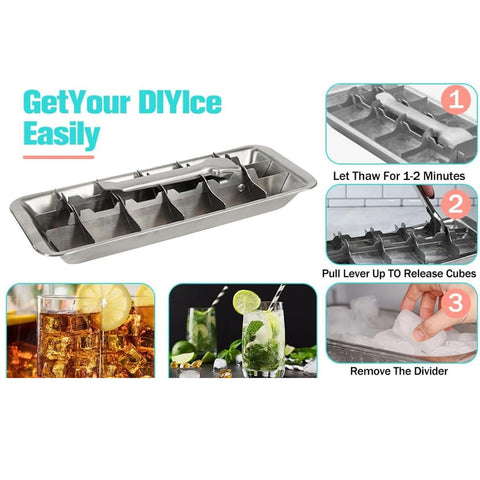 VBQFDPH multi-use ice tray supports flavored ice and sauces.